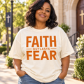 Faith Outlasts Fear Oversized T-Shirt