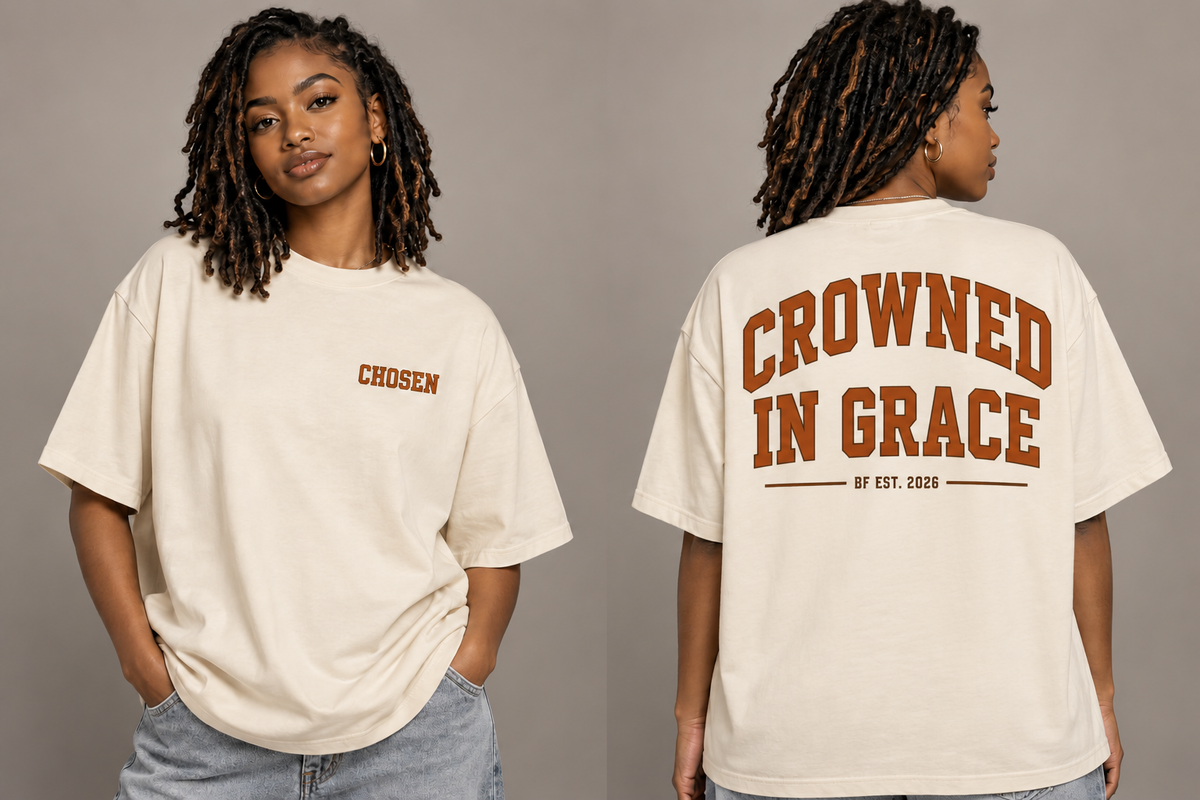 Crowned in Grace Oversized T-Shirt