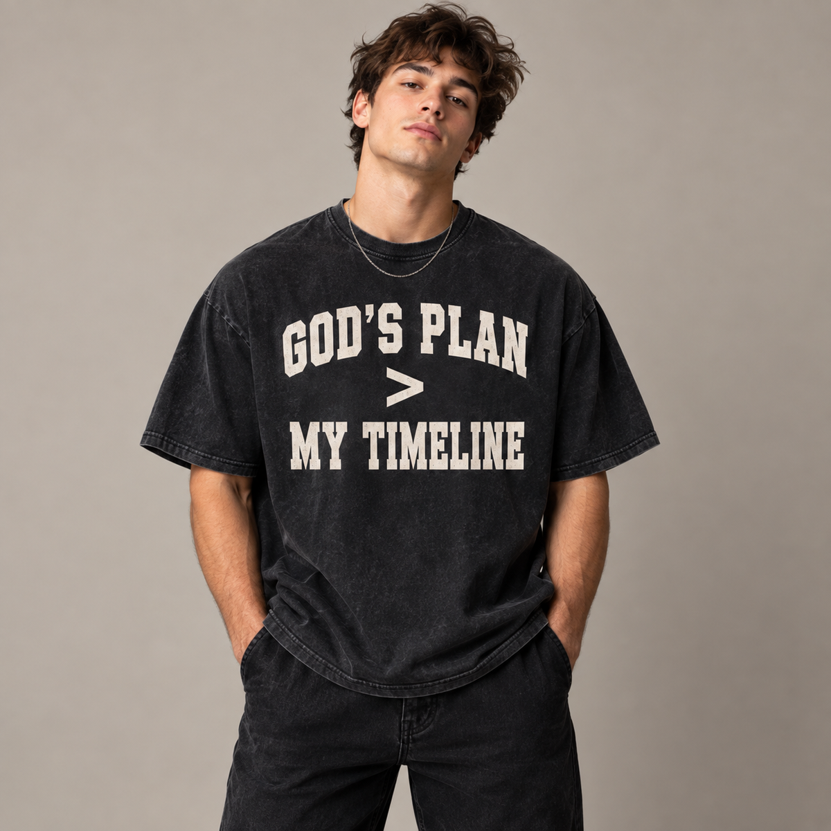God’s Plan > My Timeline Oversized T-Shirt