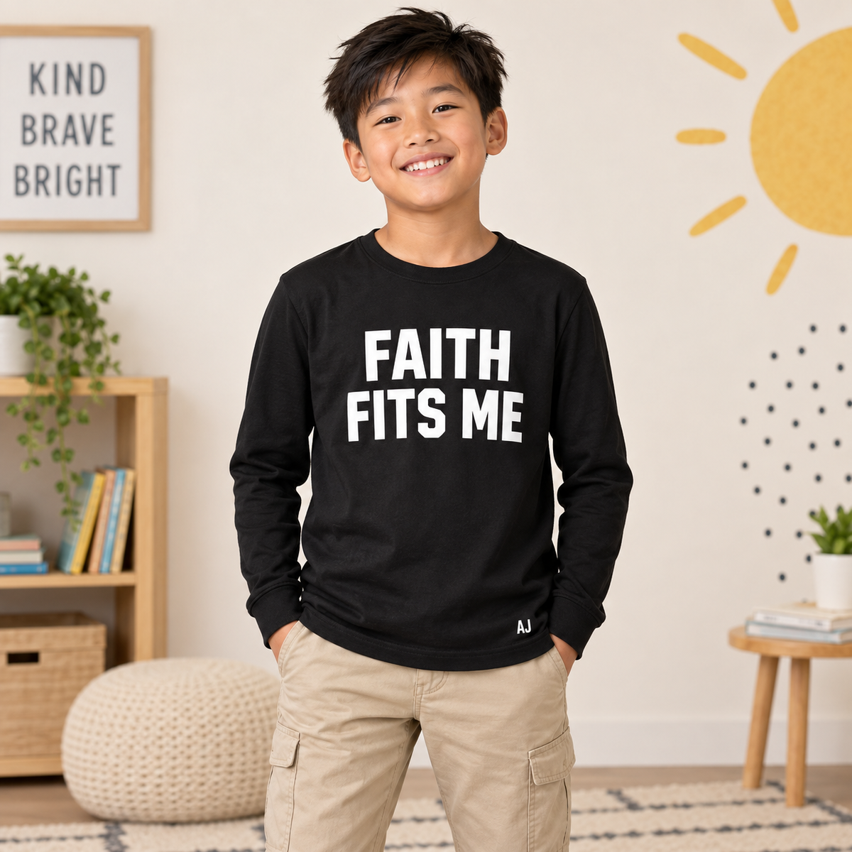 Faith Fits Me Kids T-Shirt