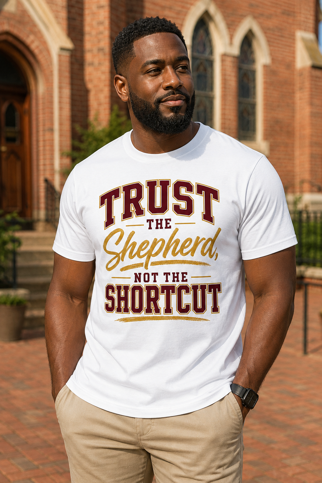 Trust the Shepherd, Not the Shortcut Tee