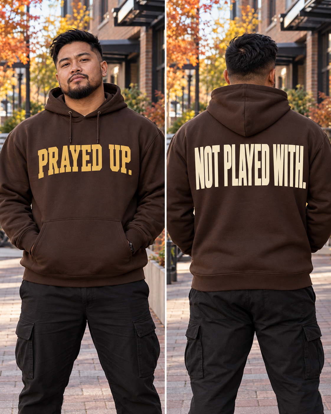 Prayed Up. Not Played With. Hoodie