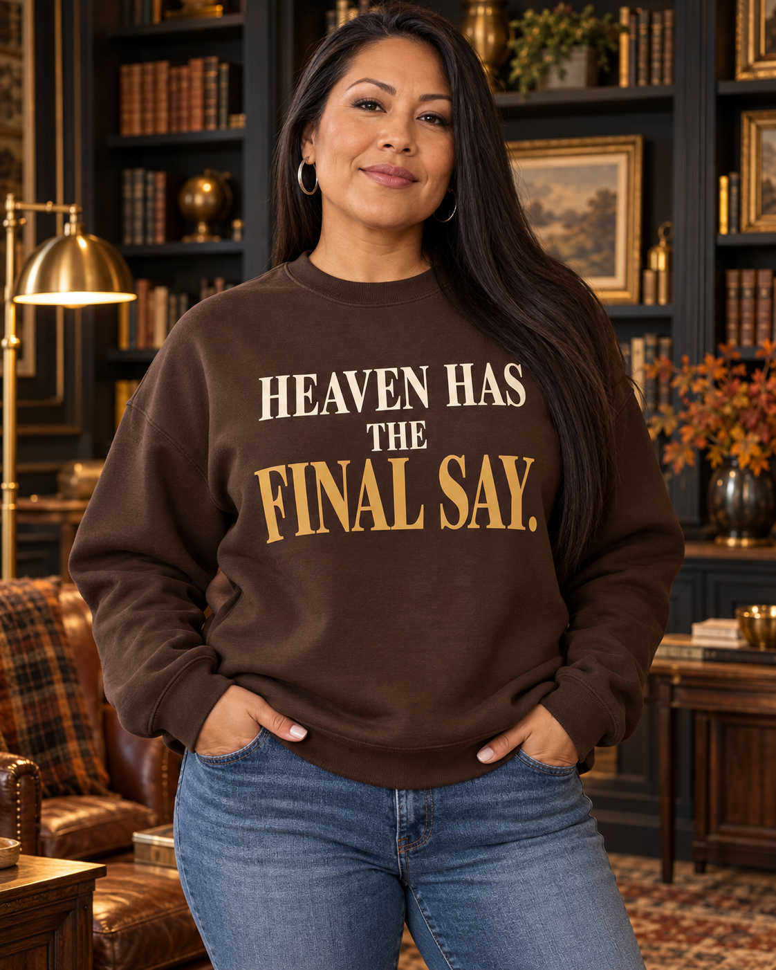 Heaven Has the Final Say Crewneck Sweatshirt