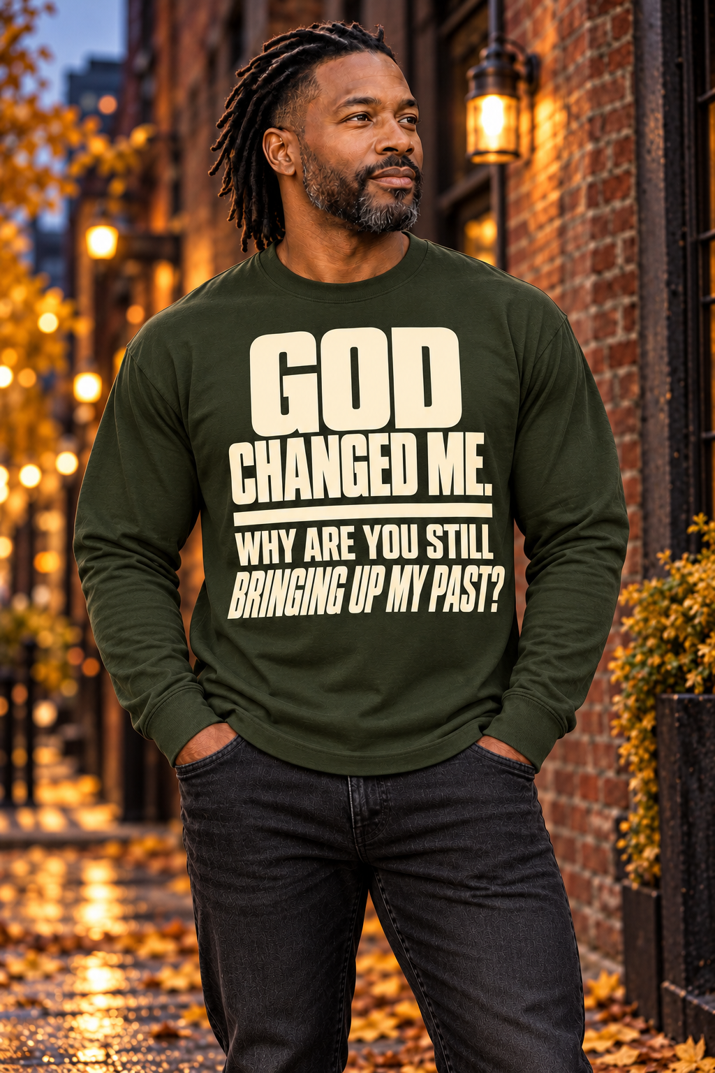 God Changed Me Statement Tee